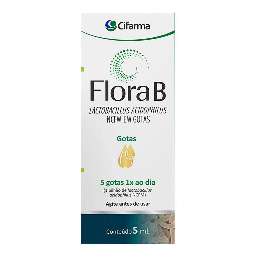 Flora B Gotas Cifarma 5ml - Drogarias Pacheco