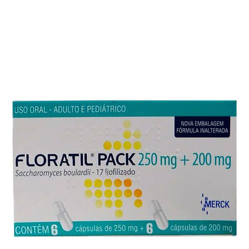 Floratil 200mg Natulab Adulto 12 Cápsulas Floratil 200mg Natulab Adulto 12 Cápsulas