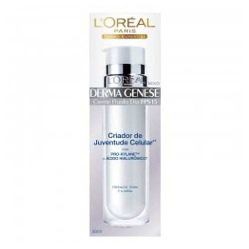 Creme Hidratante Diurno L'Oréal Dermo Expertise Derma Gênese Tratamento Fluído Creme Hidratante Diurno L'Oréal Dermo Expertise Derma Gênese Tratamento Fluído