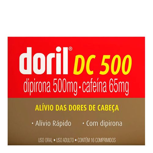 Doril DC 500mg Hypermarcas 16 Comprimidos