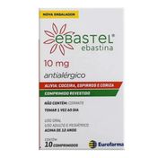 Ebastel 10mg Eurofarma 10 Comprimidos