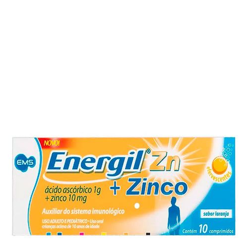 Energil Zinco 1010mg EMS 10 Comprimidos Efervescente Energil Zinco 1010mg EMS 10 Comprimidos Efervescente