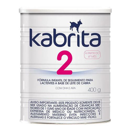 Fórmula Infantil De Seguimento Kabrita 2 à Base De Leite De Cabra 400g Fórmula Infantil De Seguimento Kabrita 2 à Base De Leite De Cabra 400g
