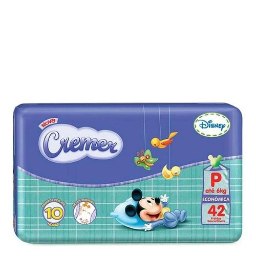 Fralda Descartável Cremer Disney Baby Econômica P 42 Unidades Fralda Descartável Cremer Disney Baby Econômica P 42 Unidades