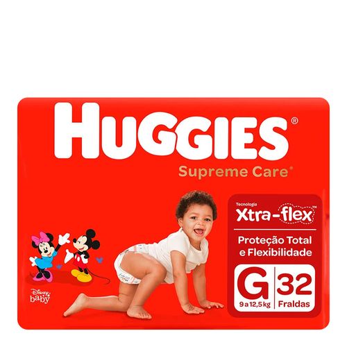 Fralda Descartável Huggies Supreme Care Masculina G 32 Unidades Fralda Descartável Huggies Supreme Care Masculina G 32 Unidades