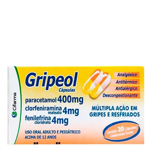Gripeol Grb 20 Comprimidos Gripeol Grb 20 Comprimidos
