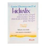 Hidrafix Laranja Takeda Pharma 2 Flaconetes com 25ml Solúvel