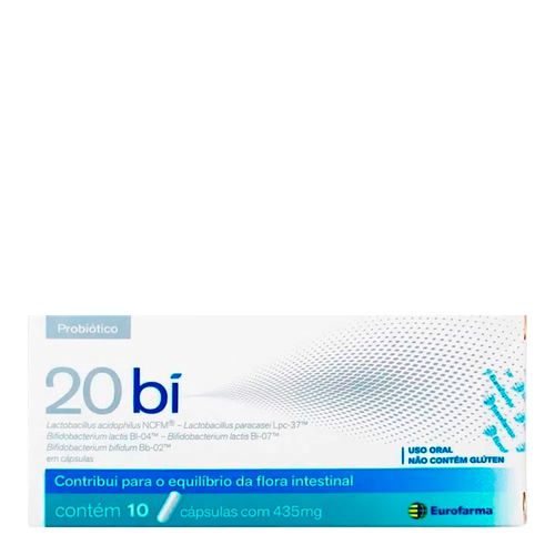 Probióticos 20BI Momenta 10 Cápsulas Probióticos 20BI Momenta 10 Cápsulas