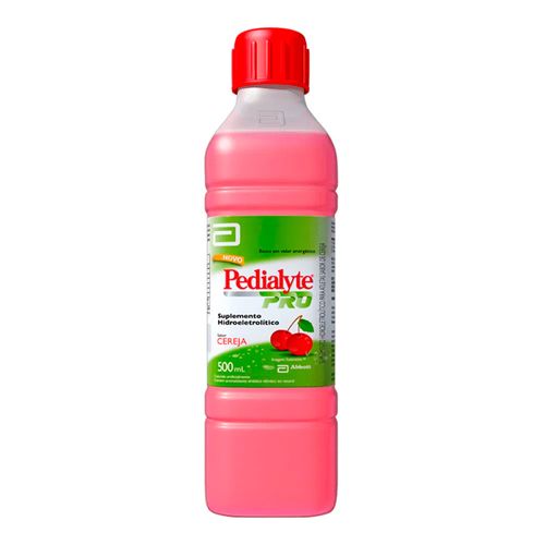 Reidratante Pedialyte Pro Cereja Abbott 500ml Reidratante Pedialyte Pro Cereja Abbott 500ml
