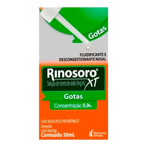 Descongestionante Rinosoro Xt 9Mg/Ml 30Ml