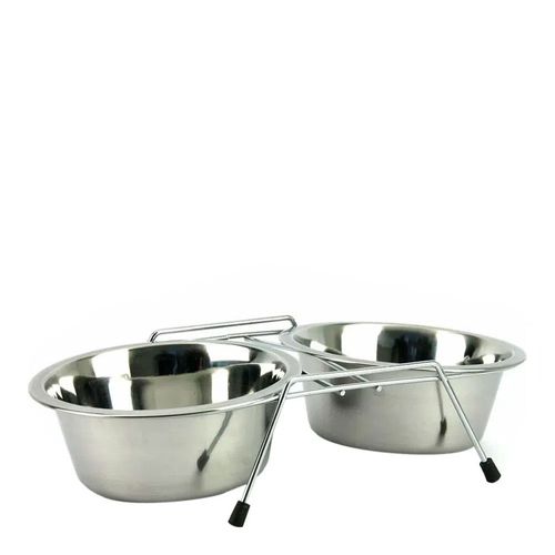 9048791---comedouro-duplo-inox-nr-4-chalesco 9048791---comedouro-duplo-inox-nr-4-chalesco