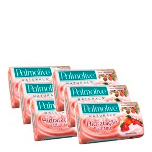 Sabonete em Barra Palmolive Naturals Iogurte e Frutas 90g 6 Unidades