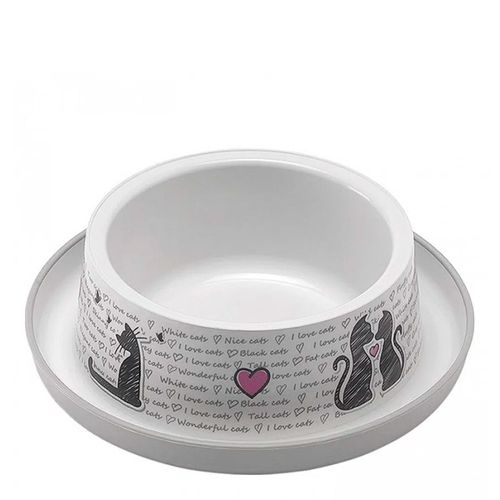 9042331---comedouro-tigela-plastica-cats-love-jambo-350ml 9042331---comedouro-tigela-plastica-cats-love-jambo-350ml