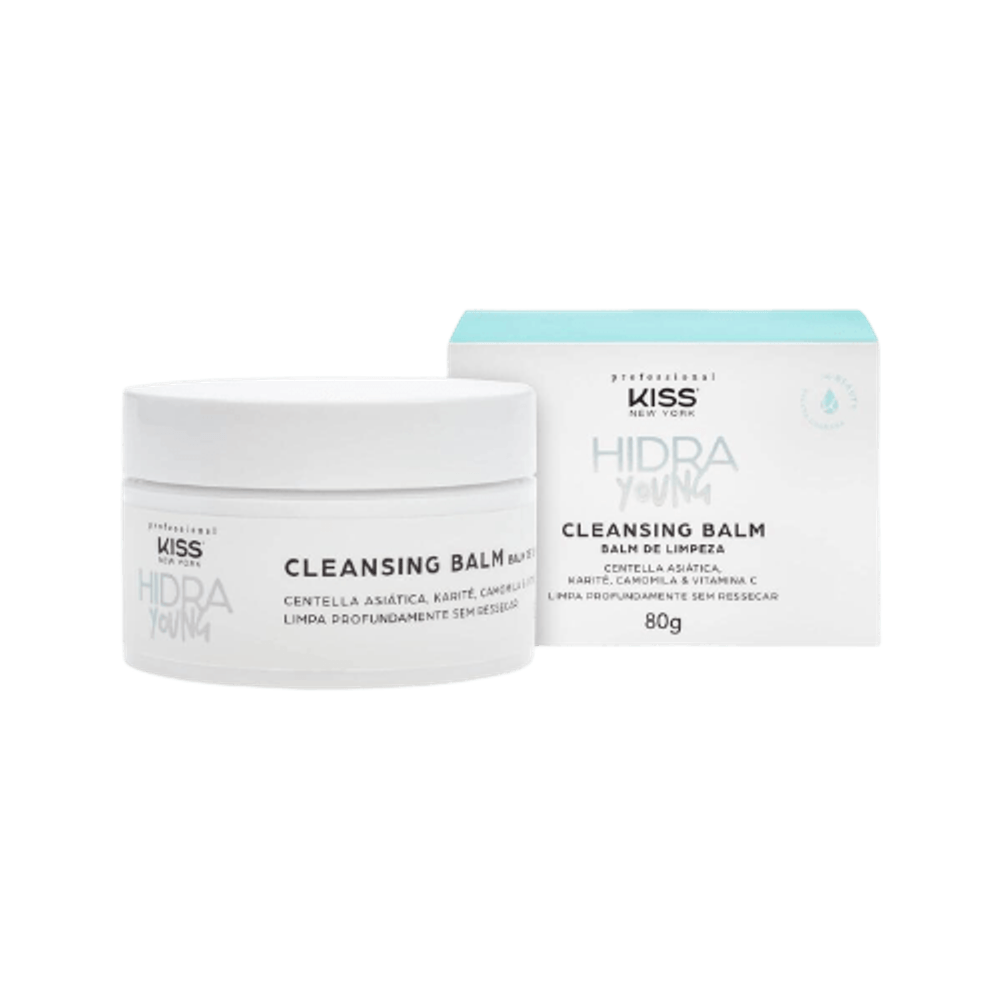 Kiss New York Professional Balm de Cleansing Balm Hidra Young Kiss Limpeza Facial 80g
