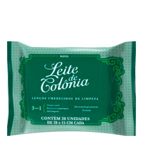 Lenços Umedecidos de Li Leite de Colônia Lenços Umedecidos de Li Leite de Colônia