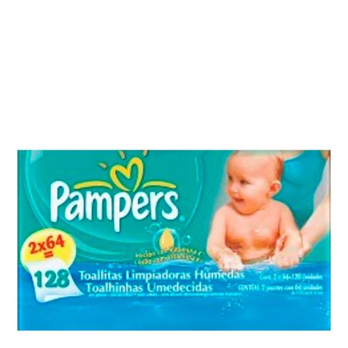 Lenços Umedecidos Pampers 128 Unidades