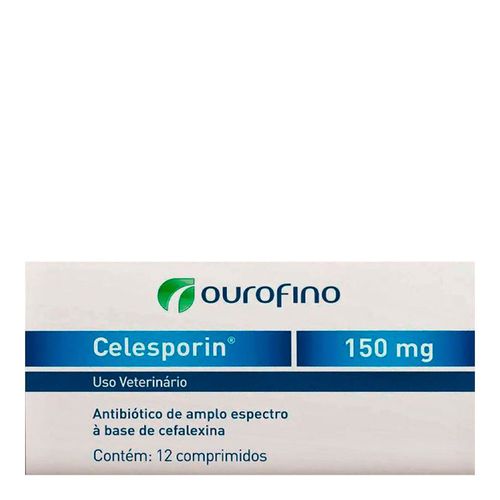 CELESPORIN 150mg - caixa com 12 compr. CELESPORIN 150mg - caixa com 12 compr.