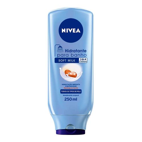 Desodorante Nivea Body Banho Soft Milk - 250ml Desodorante Nivea Body Banho Soft Milk - 250ml