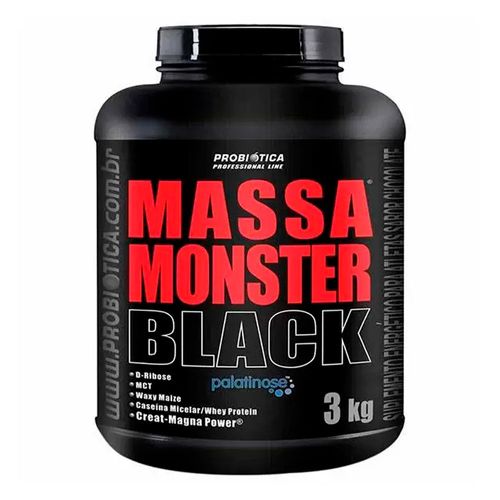Massa Monster Black 3kg - Probiótica Massa Monster Black 3kg - Probiótica