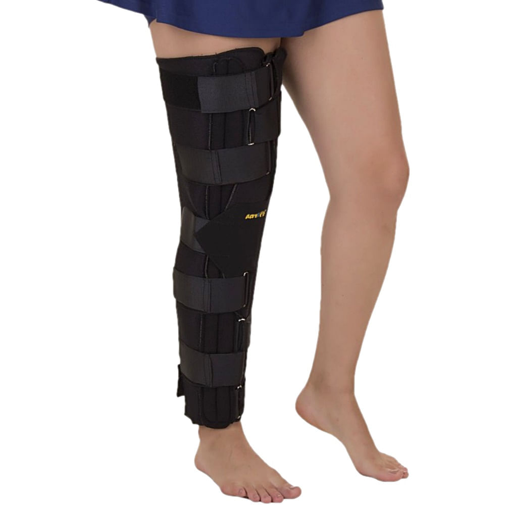 Ortese Imobilizador De Joelho 60cm Bilateral Preto - Artipé