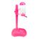 Bebedouro de Bilha com Suporte e Comedouro Rosa Chalesco