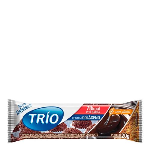 Barra de Cereais Trio Brigadeiro 1 Unidade de 20g