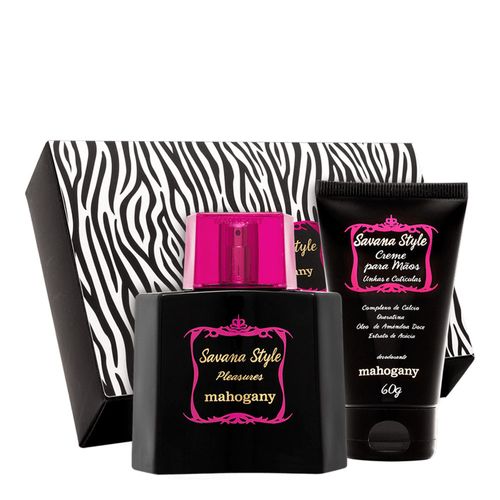 Estojo Savana Style Fragrância Desodorante 100ml + Creme Para Mãos 60g Mahogany Estojo Savana Style Fragrância Desodorante 100ml + Creme Para Mãos 60g Mahogany