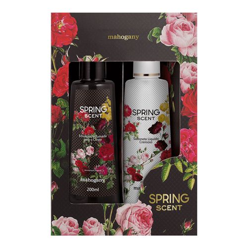 Estojo Spring Scent Sabonete 200ml + Hidratante 200ml Mahogany Estojo Spring Scent Sabonete 200ml + Hidratante 200ml Mahogany