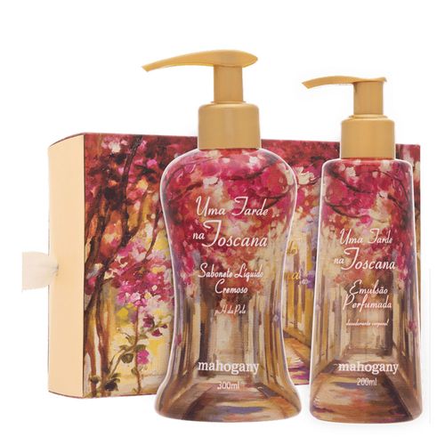 Estojo Uma Tarde Na Toscana Sabonete 300ml + Hidratante 200ml Mahogany Estojo Uma Tarde Na Toscana Sabonete 300ml + Hidratante 200ml Mahogany