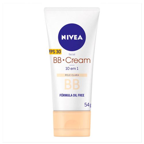 Base BB Cream Nivea Pele Clara 5 Em 1 FPS 10 54g Base BB Cream Nivea Pele Clara 5 Em 1 FPS 10 54g