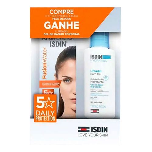 Kit Protetor Solar Fusion Water Fps60 50ml + Gel de Banho Ureadin Bath 125ml Kit Protetor Solar Fusion Water Fps60 50ml + Gel de Banho Ureadin Bath 125ml
