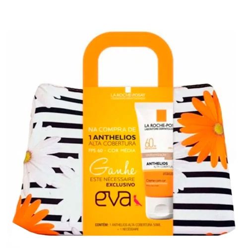 Kit Protetor Solar La Roche-Posay Anthelios Cor 02 FPS60 + Necessaire Kit Protetor Solar La Roche-Posay Anthelios Cor 02 FPS60 + Necessaire