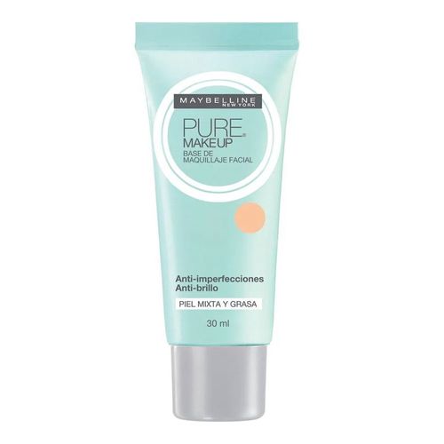 Base Líquida Maybelline Pure Makeup Bege Claro 30ml Base Líquida Maybelline Pure Makeup Bege Claro 30ml