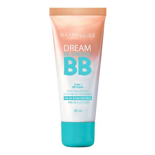 Base Maybelline BB Cream Dream Oil Control FPS15 Escuro 30ml Base Maybelline BB Cream Dream Oil Control FPS15 Escuro 30ml