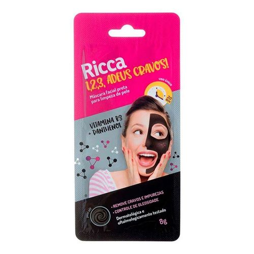 662593---mascara-facial-ricca-preta-para-limpeza-de-pele-1-2-3-adeus-cravos-8g 662593---mascara-facial-ricca-preta-para-limpeza-de-pele-1-2-3-adeus-cravos-8g