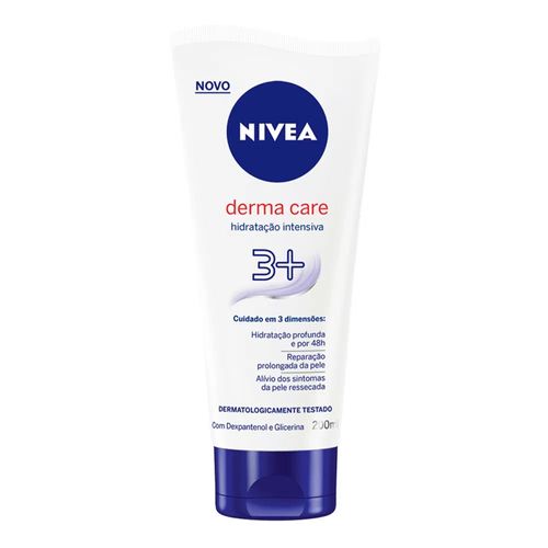 Hidratante Nivea Derma Care 3+ 200ml Hidratante Nivea Derma Care 3+ 200ml
