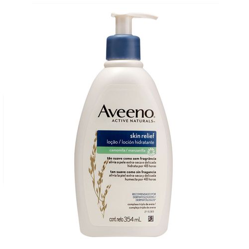 Loção Hidratante Aveeno Skin Relief Camomila 354ml Loção Hidratante Aveeno Skin Relief Camomila 354ml