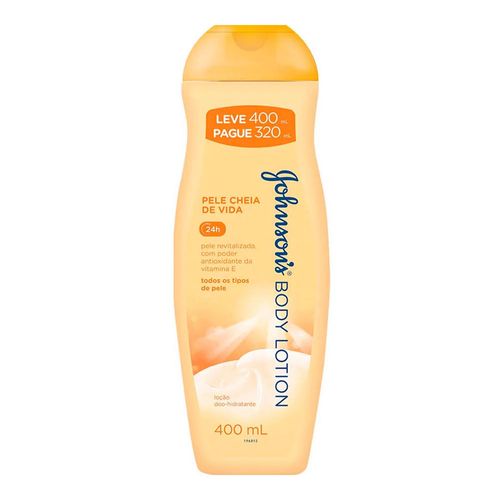 Loção Hidratante Johnson's Body Lotion Pele Cheia de Vida 400ml Loção Hidratante Johnson's Body Lotion Pele Cheia de Vida 400ml