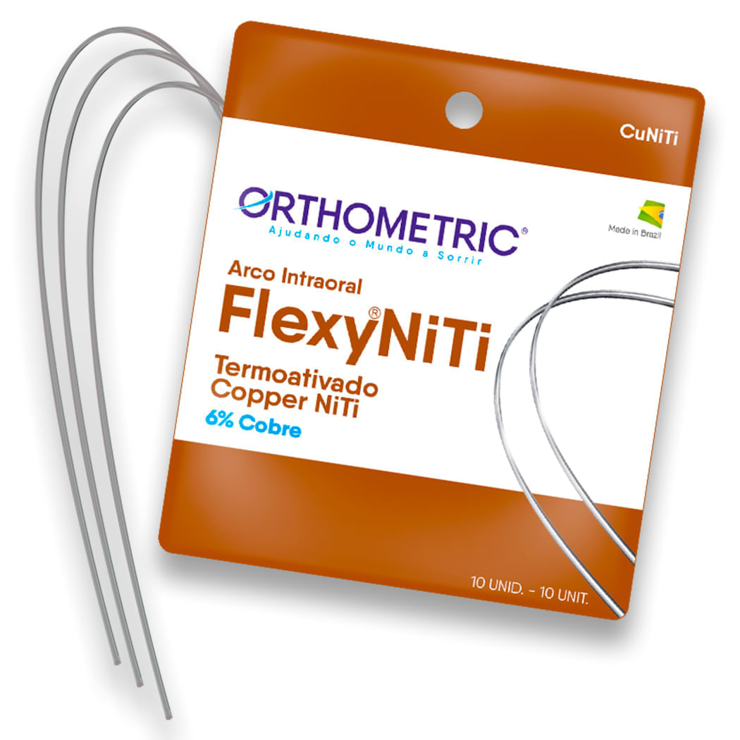 Brazil product data sample: Flexy Niti Copper Alx Arch Wire Lower - Orthometric