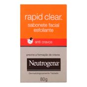 Sabonete Esfoliante Facial Neutrogena Rapid Clear - 80g