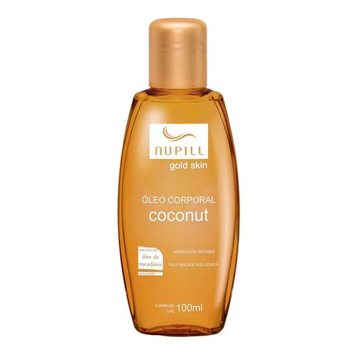 Óleo Corporal Nupill Gold Skin Coconut 100ml Óleo Corporal Nupill Gold Skin Coconut 100ml