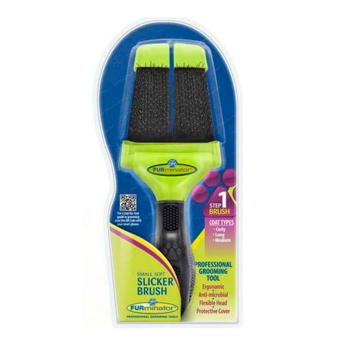 Escova Furminator Dupla Macia Grooming Slicker Brush - Large Escova Furminator Dupla Macia Grooming Slicker Brush - Large