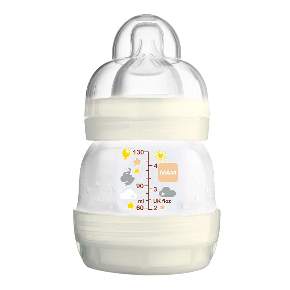 Mamadeira MAM First 130ml Bebê Saúde Drogarias Pacheco