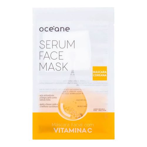 Máscara Facial Océane Vitamina C 1 Unidade Máscara Facial Océane Vitamina C 1 Unidade
