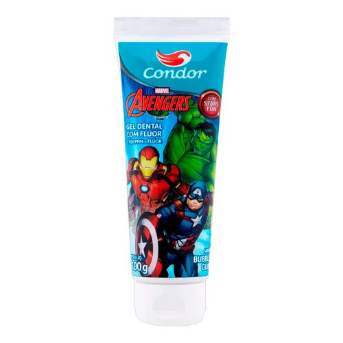 Creme Dental Infantil Condor Avengers 100g Creme Dental Infantil Condor Avengers 100g