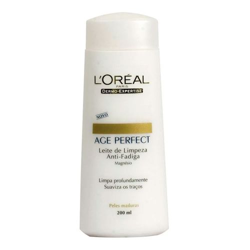 Leite de Limpeza Anti-Fadiga L'Oréal Age Perfect 200ml Leite de Limpeza Anti-Fadiga L'Oréal Age Perfect 200ml
