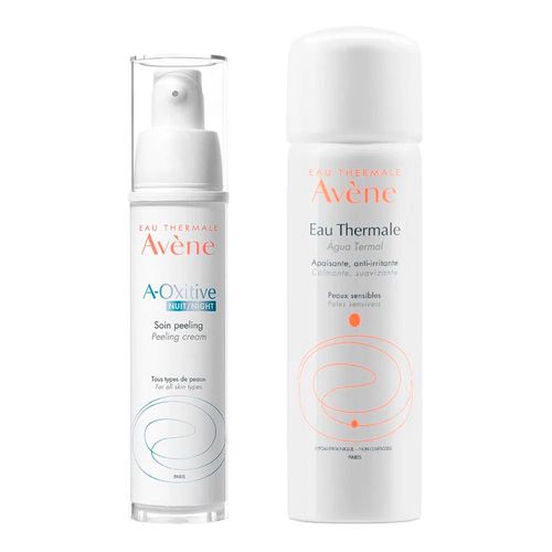 Kit-Avene-Cuidado-Peeling-Facial-A-Oxitive-Noite-30ml--agua-Termal-Eau-Thermale-50ml
