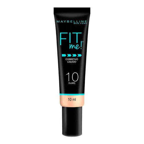 Corretivo Líquido Fit Me! Maybelline 10 Claro 10ml Corretivo Líquido Fit Me! Maybelline 10 Claro 10ml