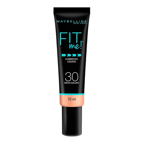 Corretivo Maybelline Fit Me! Cor 30 Escuro 10ml Corretivo Maybelline Fit Me! Cor 30 Escuro 10ml