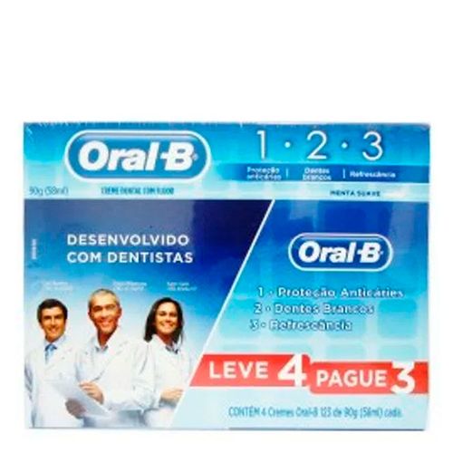317381---creme-dental-oral-b-1-2-3-menta-suave-90g-4-unidades 317381---creme-dental-oral-b-1-2-3-menta-suave-90g-4-unidades